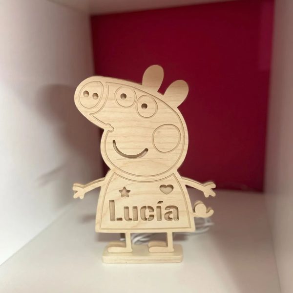 Lámpara pepa pig apagada