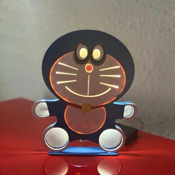 lampara doraemon con luz blanca